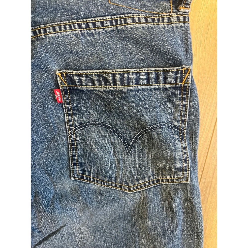 Levi's Cinchback Carpenter Jeans Men's 30x30 Blue Denim Baggy Utility Y2K - Picture 7 of 11